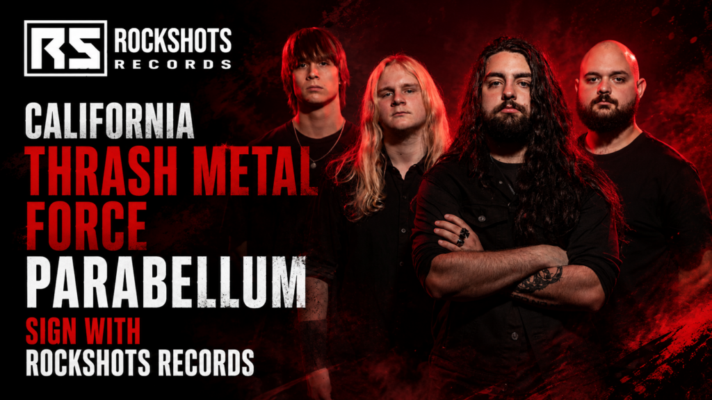 California Thrash Metal Force Parabellum Sign With Rockshots Records