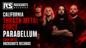 California Thrash Metal Force Parabellum Sign With Rockshots Records